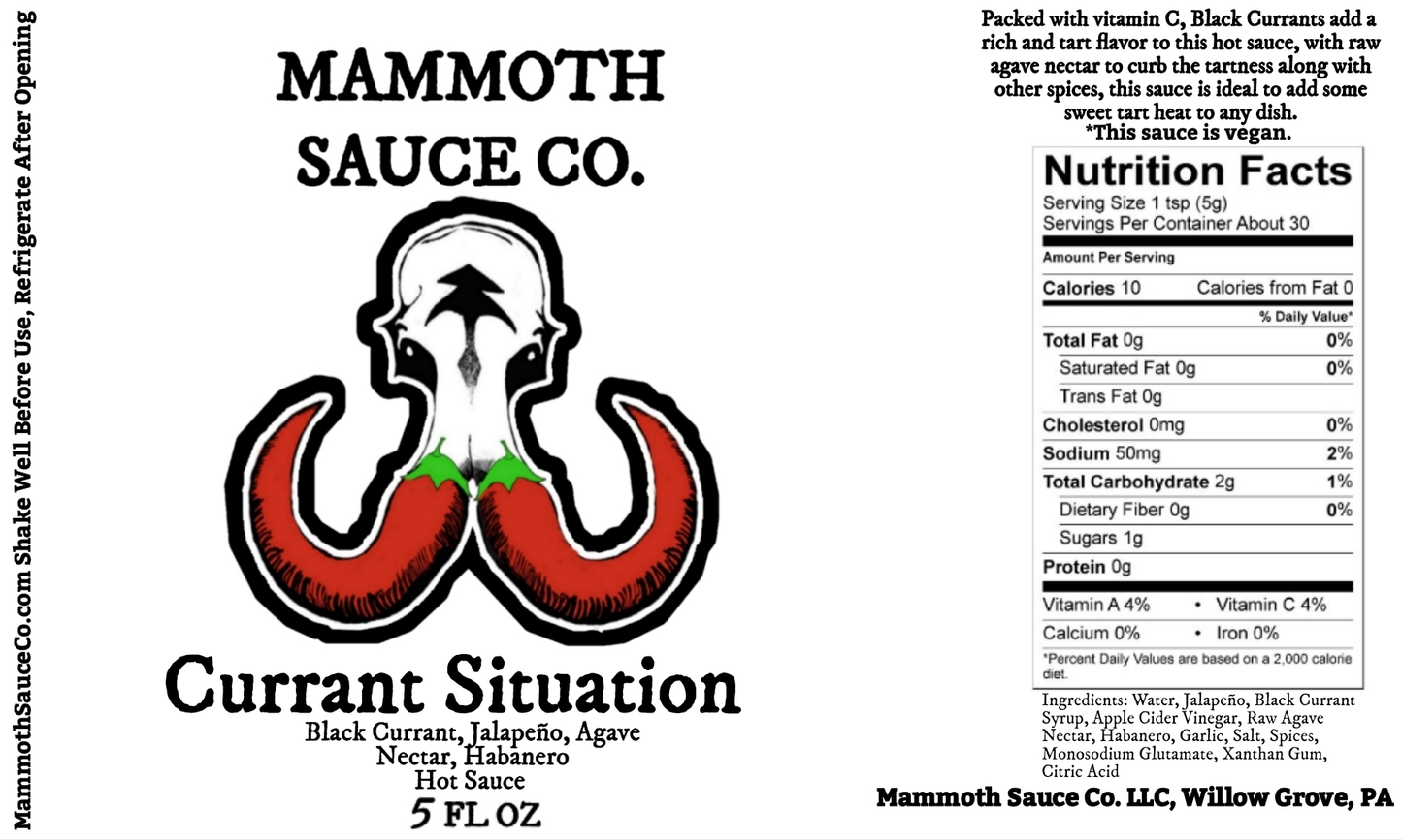 Currant Situation Hot Sauce